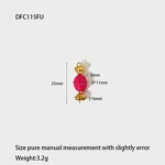 Stainless Steel Accessories Pendant Manufacturer - European American Personality Children's Punk Gold Plated Cute Oil Dropping DIY Waterproof