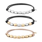 Stainless Steel Bead Bracelet Manufacturer - Handmade Braided Thread Rope Chunky Bead Jewelry for Men and Women for Anniversaries and Party