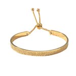 Stainless Steel Cuff Bracelet Manufacturer - Islamic Muslim AYARTUL KURSI Double-Sided Engraving PVD Material Custom Arabic Gift Men Women