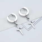 Stainless Steel Ear Cuffs Manufacturer - 2026 European American Style Simple Personality Fashion Pendant Earrings Hot Sale for Gifts