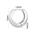 Stainless Steel Hoop Earrings Manufacturer - 2026 European American High-End Simple Stylish Basic Design Manufacturer Wholesale Jewelry
