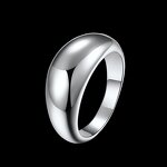 Stainless Steel Water Drop Ring Manufacturer - European American High-Grade Retro Geometric Women Children's Personality Gold Plated