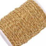 Stainless Steel Water-wave Chain Manufacturer - 100meters/roll 2mm Wide Non Tarnish 18K Gold Plated Singapore Necklace for DIY Jewelry Making