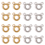 Round Pendant Ring Clasp Manufacturer - 18K Gold Plated Spring DIY Handmade Jewelry Accessories Polished Connector for Necklace Making