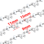 Stainless Steel Butterfly Chain Manufacturer - Stylish New Diamond-Inspired Clavicle Chain Trendy Fashion Accessories for DIY