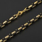 Stainless Steel Byzantine Chain Set Manufacturer - Wholesale Jewelry Luxury 4mm 6mm 8mm Bracelets Necklace for Men Colorful Designer Titanium Steel