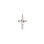Stainless Steel Cross Pendant Necklace Manufacturer - Linsa Jewelry Women Children's Gold-color Diamond Luxury Anniversary Jewelry