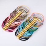Stainless Steel Clasp Manufacturer - New Designs Fashion Jewelry Handmade Colorful Ropes Bracelet Women Bangle for Morocco Market