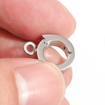 Round Buckle Manufacturer - Linsa High Quality 316 Stainless Steel 18K Gold Plated DIY Handmade Jewelry for Necklace Clasp