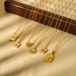 Stainless Steel Heart-Shell-Palm Pendant Necklace Manufacturer - Women Fashion Jewelry Versatile 18K Gold and Geometric Gifts