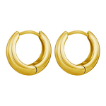 Stainless Steel Hoop Earrings Manufacturer - 2026 European American High-End Simple Stylish Basic Design Manufacturer Wholesale Jewelry