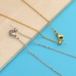 Stainless Steel Chain Necklace Manufacturer - Buddhism Gold-Plated Universal with Beads DIY Simple for Travel Accessories