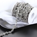 Stainless Steel Coffee Bean Chain Manufacturer - New Knotted Fashion DIY Necklace Bracelet
