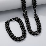 Stainless Steel Cuban Link Chain Manufacturer - Wholesale 18K Gold Fashion for Men DIY Making Popular European Wedding Engagement