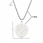 Stainless Steel Sacred Geometry Necklace Manufacturer - 18k Gold Plated Witch Knot Hot Sale Celtic Knot Lucky Yoga Jewelry