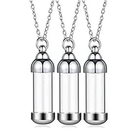 Stainless Steel Hourglass Pendant Manufacturer - Timeless Glass Keepsake Zircon Jewelry Cremation Urn Necklace for Children Memorial for Ashes