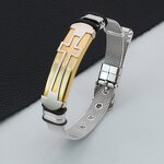Stainless Steel Bracelet Manufacturer - Hypoallergenic Men's Fashion Couple Jewelry Adjustable for Men