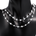 Stainless Steel Pearl Chain Manufacturer - Unisex Trendy DIY Wrapped Bead Necklace Bracelet Fine Chains Accessory Non-Fading Fashionable