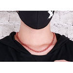 Stainless Steel Byzantine Chain Manufacturer - Linsa Jewelry Luxury 4mm Bracelet Necklace for Men Colorful Designer Titanium