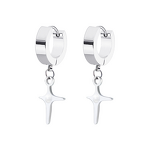 Stainless Steel Ear Cuffs Manufacturer - 2026 European American Style Simple Personality Fashion Pendant Earrings Hot Sale for Gifts