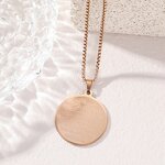 Stainless Steel Islamic Necklace Manufacturer - 2026 Wholesale Quran Religious Totem Round Titanium Jewelry Muslim Allah Pendant for Mosque