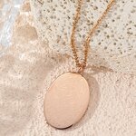 Stainless Steel Islamic Necklace Manufacturer - 2024 Wholesale Quran Religious Totem Oval Titanium Jewelry Muslim Allah Pendant for Mosque