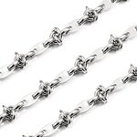 Stainless Steel Coffee Bean Chain Manufacturer - New Knotted Fashion DIY Necklace Bracelet