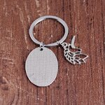 Stainless Steel Unicorn Keychain Manufacturer - Hot Style Silver Custom Cute for Wholesale SJK017