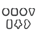 Stainless Steel Earrings Manufacturer - Promotion High-End Luxury French Personalized Unique Geometric Design Accessible Jewelry for Gifts