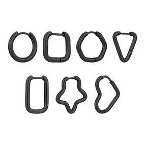 Stainless Steel Earrings Manufacturer - Promotion High-End Luxury French Personalized Unique Geometric Design Accessible Jewelry for Gifts