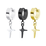 Stainless Steel Ear Cuffs Manufacturer - 2026 European American Style Simple Personality Fashion Pendant Earrings Hot Sale for Gifts