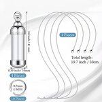 Stainless Steel Hourglass Pendant Manufacturer - Timeless Glass Keepsake Zircon Jewelry Cremation Urn Necklace for Children Memorial for Ashes