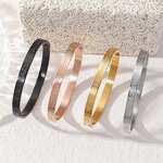 Stainless Steel Cuff Bracelet Manufacturer - Islamic Muslim AYARTUL KURSI Engraving PVD Material Custom Arabic Gift Men Women