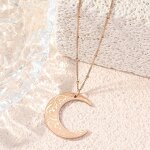 Stainless Steel Islamic Necklace Manufacturer - 2024 Wholesale Quran Religious Totem Moon Titanium Jewelry Muslim Allah Pendant for Mosque