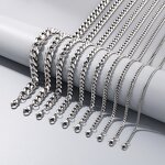 Stainless Steel Cuban Link Chain Manufacturer - Wholesale 18K Gold Fashion for Men DIY Making Popular European Wedding Engagement