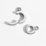 Round Buckle Manufacturer - Linsa High Quality 316 Stainless Steel 18K Gold Plated DIY Handmade Jewelry for Necklace Clasp