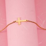 Stainless Steel Cross Pendant Necklace Manufacturer - Cross-border Hot-selling Mirror European American Trendy Unisex Collarbone
