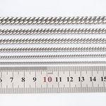 Stainless Steel Four-Sided Chain Manufacturer - Double Weave Non-Fading Waterproof Necklace Bracelet Titanium Steel DIY Stock Buddhism