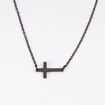 Stainless Steel Cross Pendant Necklace Manufacturer - Cross-border Hot-selling Mirror European American Trendy Unisex Collarbone