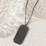 Stainless Steel Islamic Necklace Manufacturer - 2024 Wholesale Quran Religious Totem Rectangle Titanium Jewelry Muslim Allah Pendant for Mosque