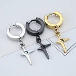 Stainless Steel Ear Cuffs Manufacturer - 2026 European American Style Simple Personality Fashion Pendant Earrings Hot Sale for Gifts