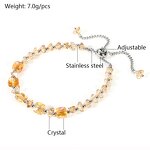 Stainless Steel Crystal Chain Bracelet Manufacturer - Wholesale Classical Boho Style Multilayer Natural Agate Stone Bangle for Lover's Gift
