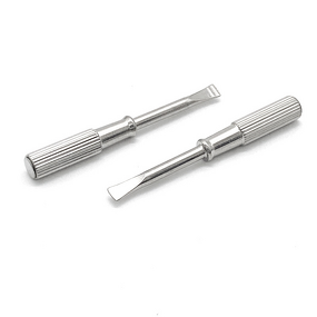 Stainless Steel Screwdriver Manufacturer - Guanli Flathead with Bead Caps 4mm Wide Blade Functional Hardware Charm Accessory