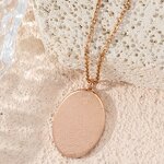 Stainless Steel Islamic Necklace Manufacturer - 2024 Wholesale Quran Religious Totem Oval Titanium Jewelry Muslim Allah Pendant for Mosque