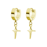 Stainless Steel Ear Cuffs Manufacturer - 2026 European American Style Simple Personality Fashion Pendant Earrings Hot Sale for Gifts