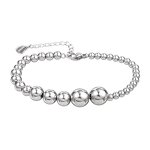 Stainless Steel Ball Bracelets Manufacturer - Wholesale 18K Gold Classic Beaded Design Geometric Fashion Link Chain Waterproof Bangle