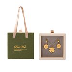 Cardboard Paper Packaging Box Manufacturer - ECO Friendly Custom Logo Printed Hard Rigid Recycle Style Drawer Sliding Gift with Ribbon Handle