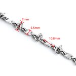 Stainless Steel Coffee Bean Chain Manufacturer - New Knotted Fashion DIY Necklace Bracelet
