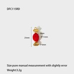 Stainless Steel Accessories Pendant Manufacturer - European American Personality Children's Punk Gold Plated Cute Oil Dropping DIY Waterproof