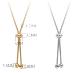 Stainless Steel Snake Bone Necklace Manufacturer - Fashion Adjustable for Women Pull-out Pendant Female Delicate Elegant Choker Chain
